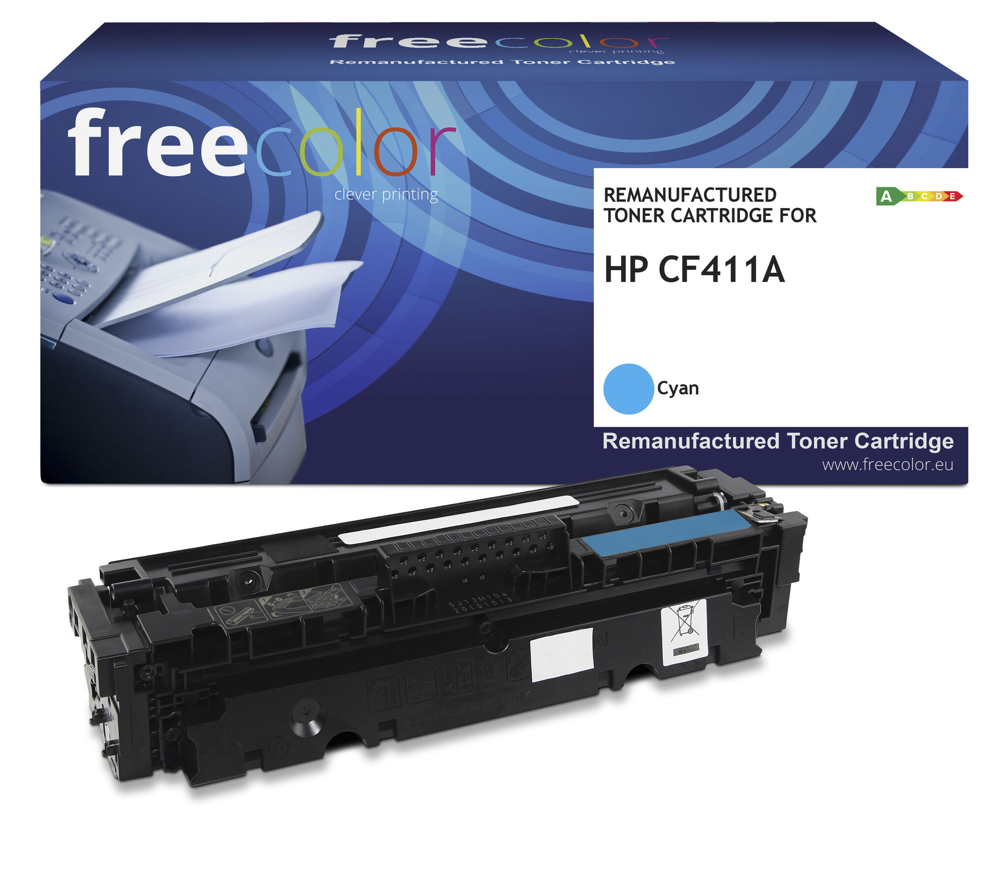 Free Color Free Color toner (replaces HP 410A CF411A) cyan 2300p CC