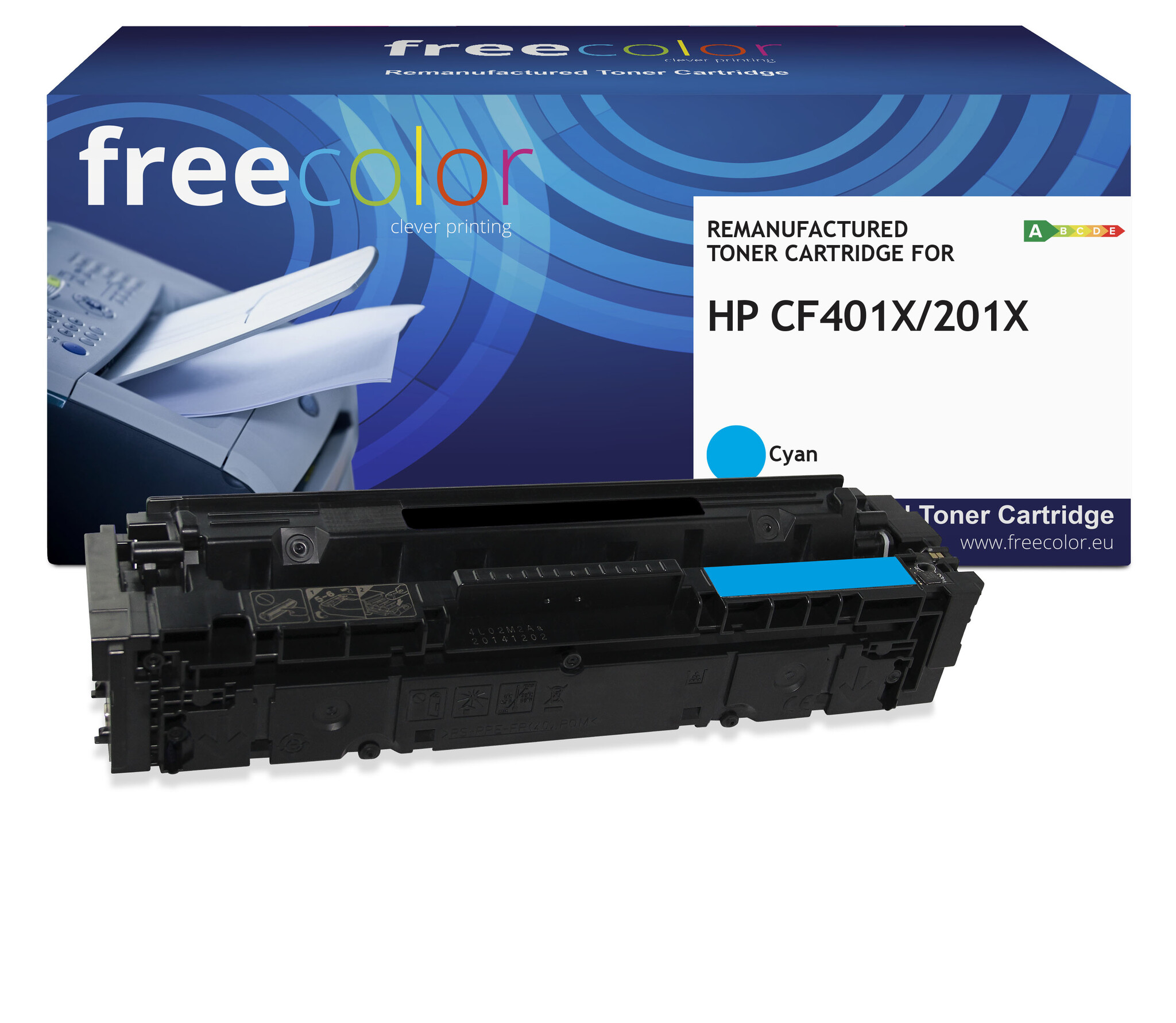 Free Color Free Color toner (replaces HP 201X CF401X) cyan 2300p CC