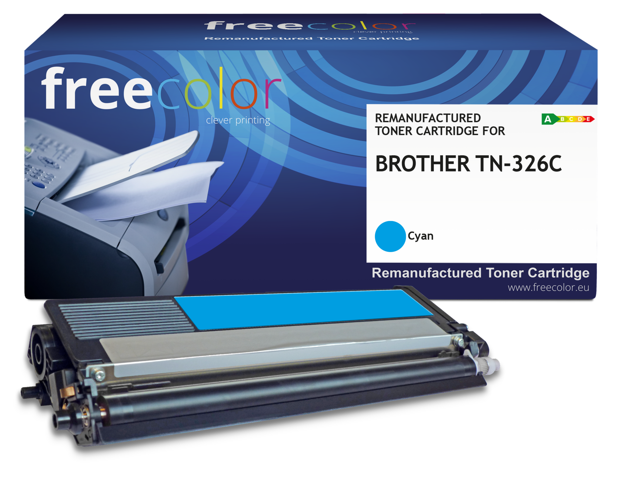 Free Color Brother TN-326C toner cyan 3500 pages (Free Color) NC