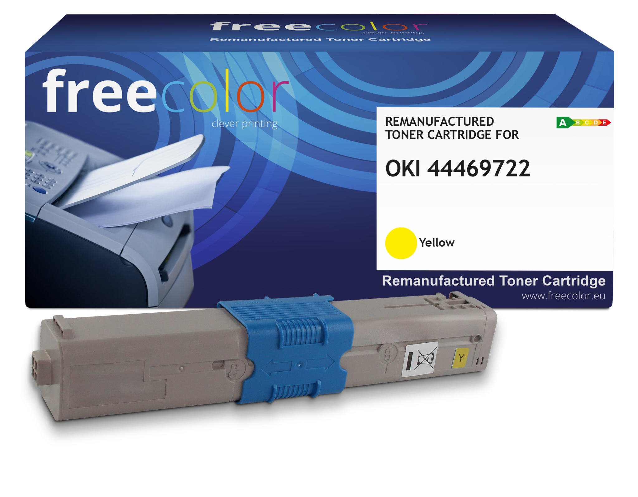 Free Color OKI 44469722 toner yellow 5000 pages (Free Color) CC