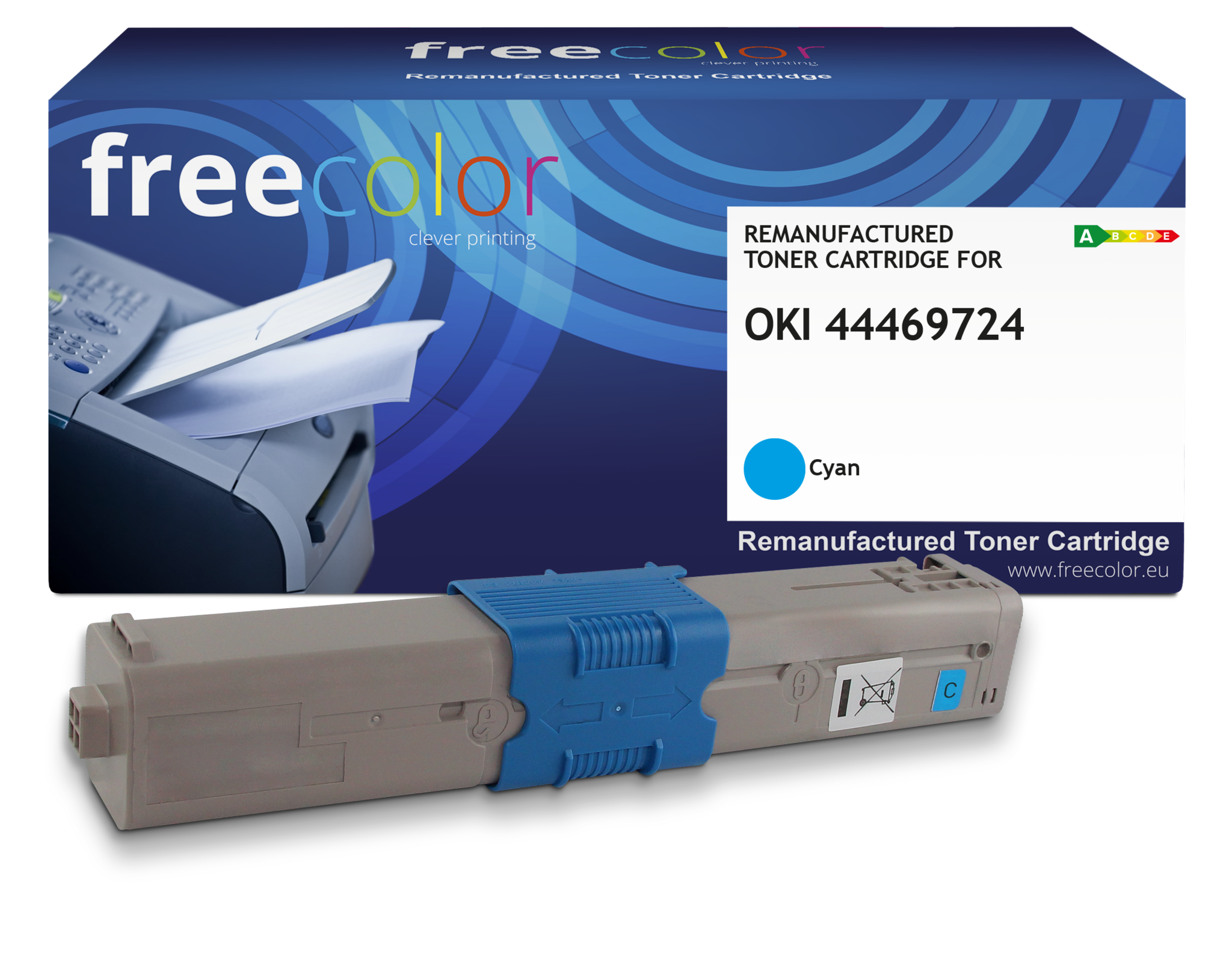 Free Color OKI 44469724 toner cyan 5000 pages (Free Color) CC