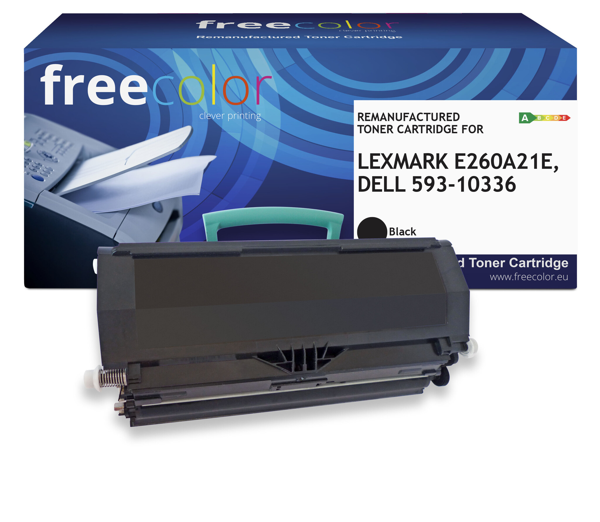 Free Color Lexmark E260A11E toner black 3500 pages (Free Color) CC