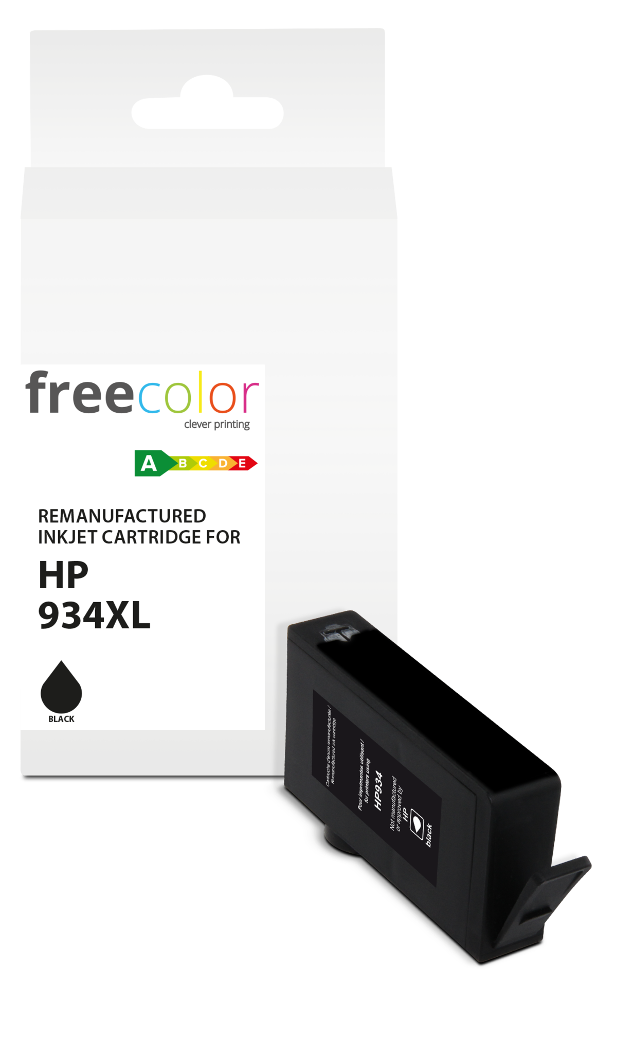 Free Color Free Color ink (replaces HP 934XL C2P23AE) black 1700p OC