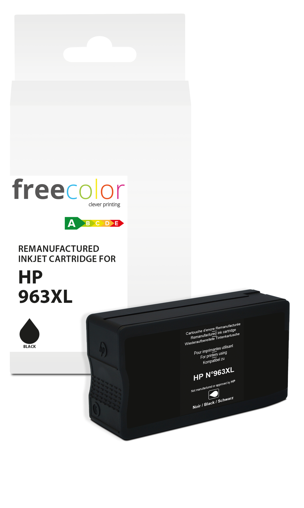 Free Color Free Color ink (replaces HP 963XL 3JA30AE) black 2000p OC