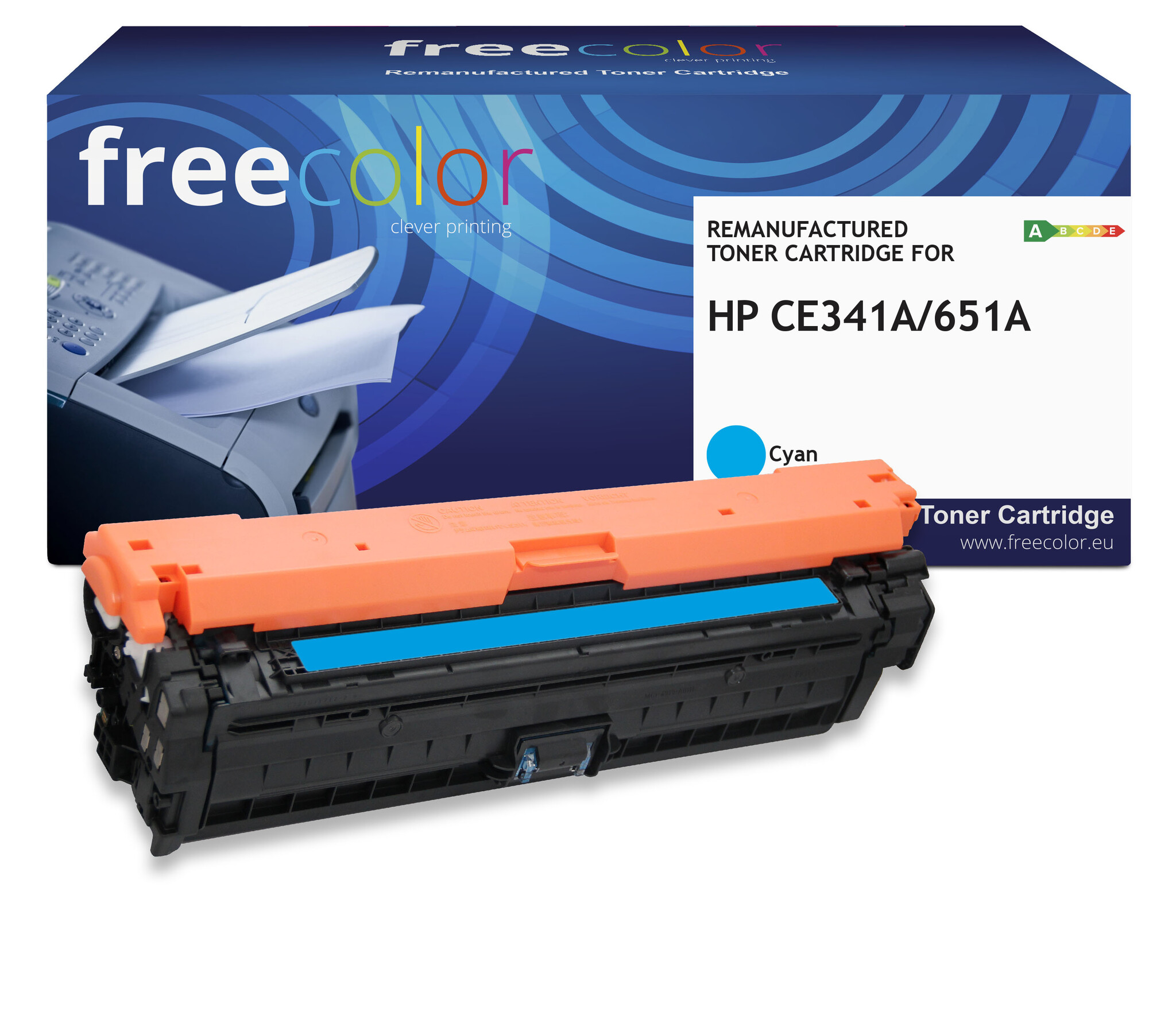 Free Color Free Color toner (replaces HP 651A CE341A) cyan 16000p CC