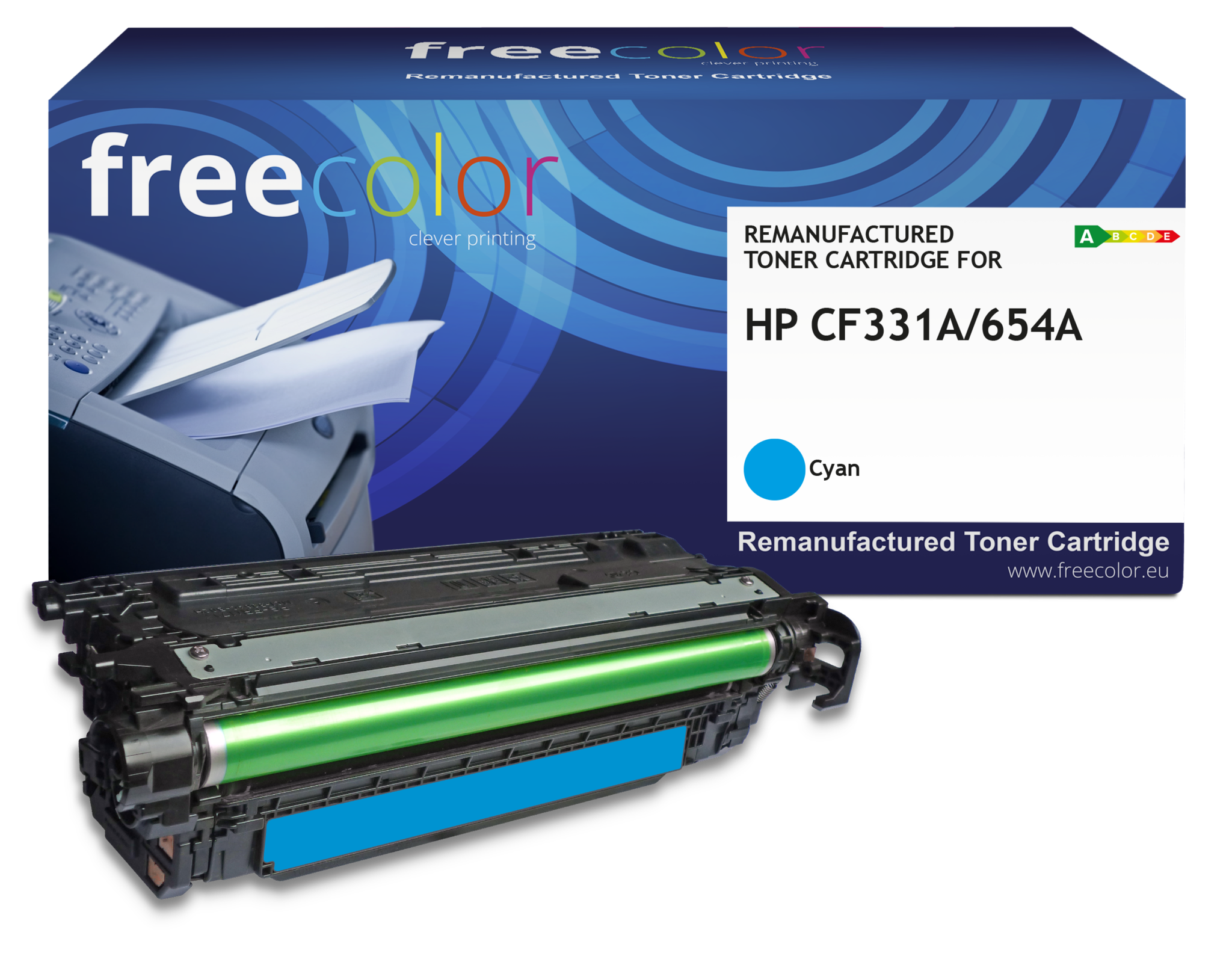 Free Color Free Color toner (replaces HP 654A CF331A) cyan 15000p CC