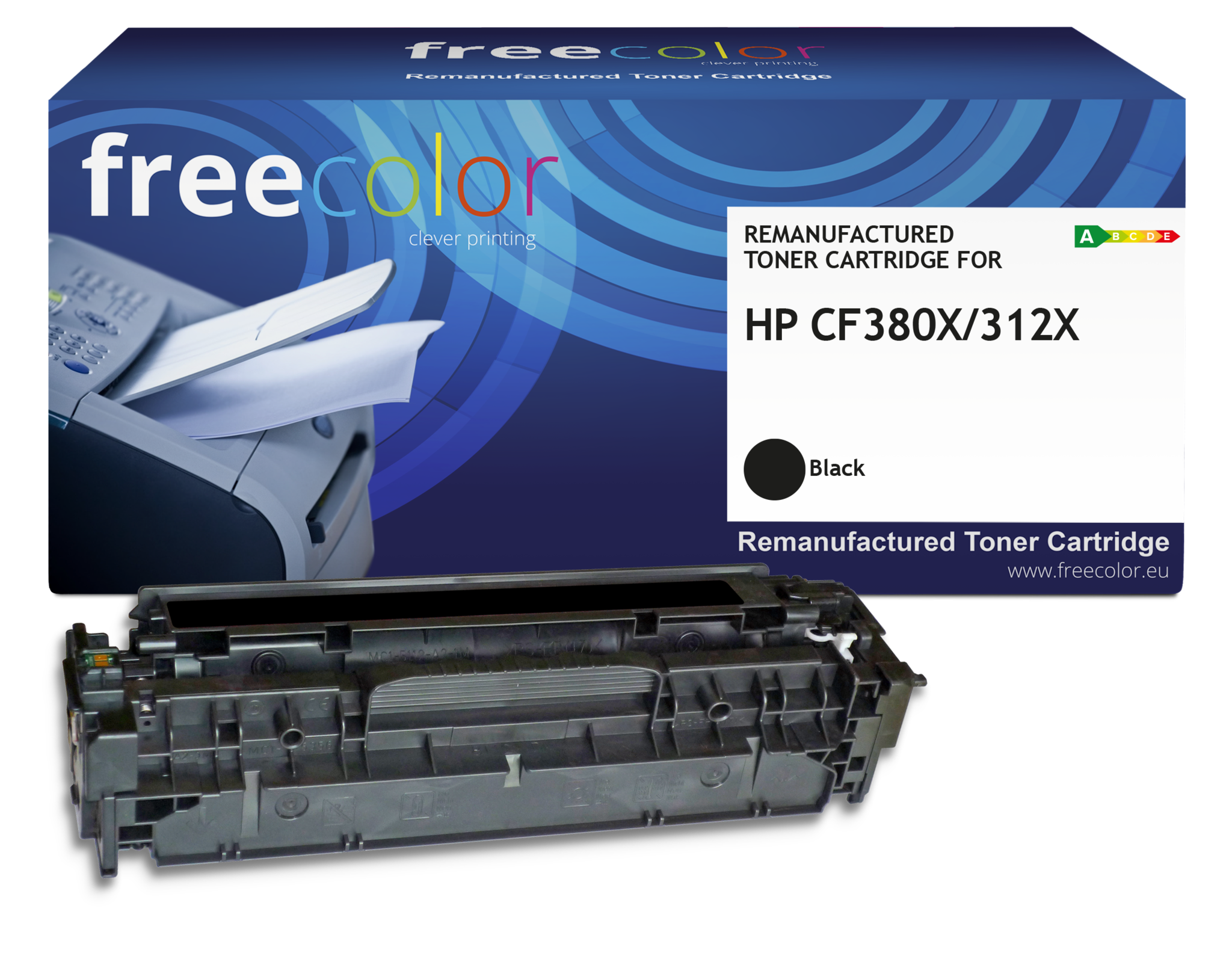 Free Color Free Color toner (replaces HP 312X CF380X) black 4400 pages CC