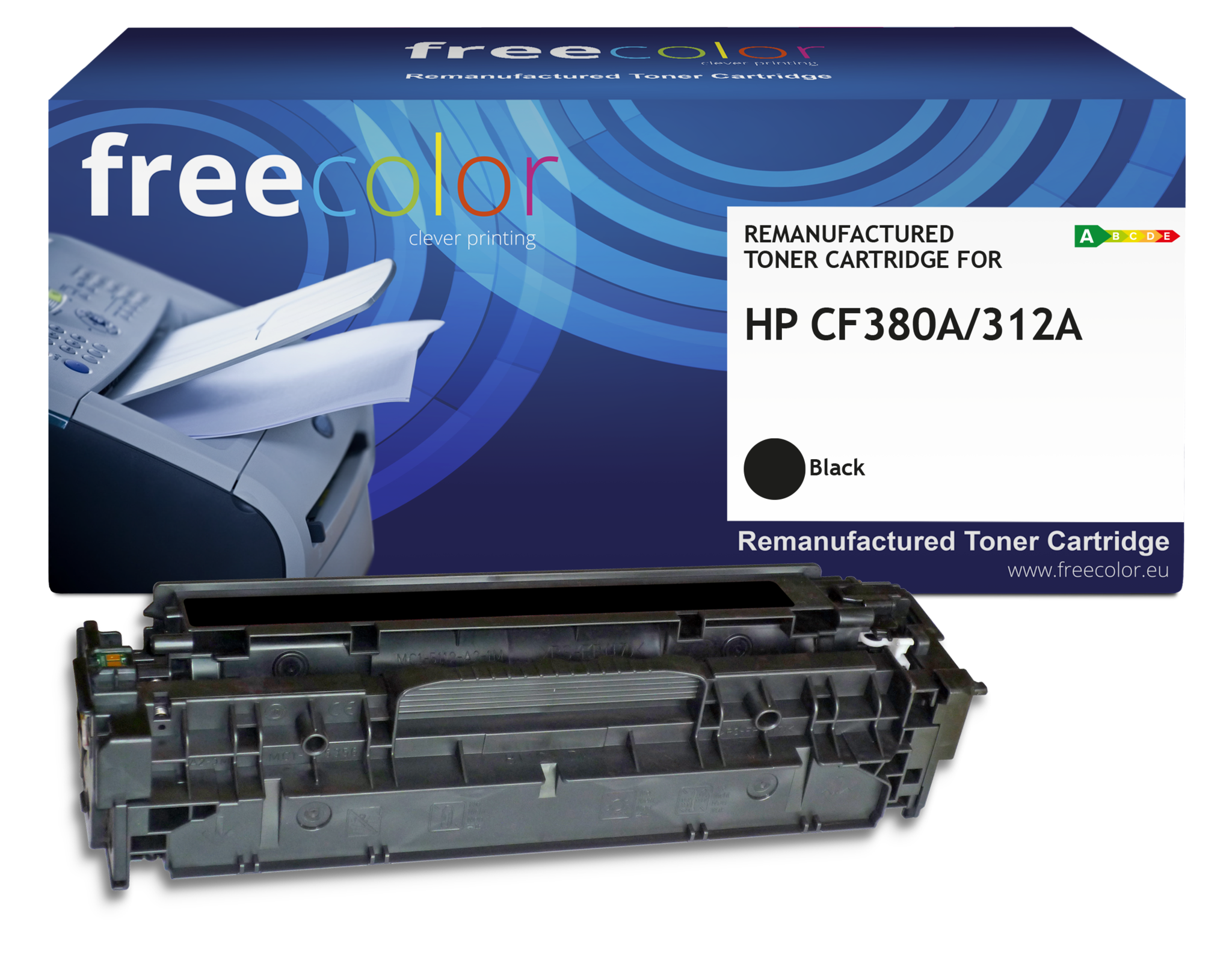 Free Color Free Color toner (replaces HP 312A CF380A) black 2400p CC