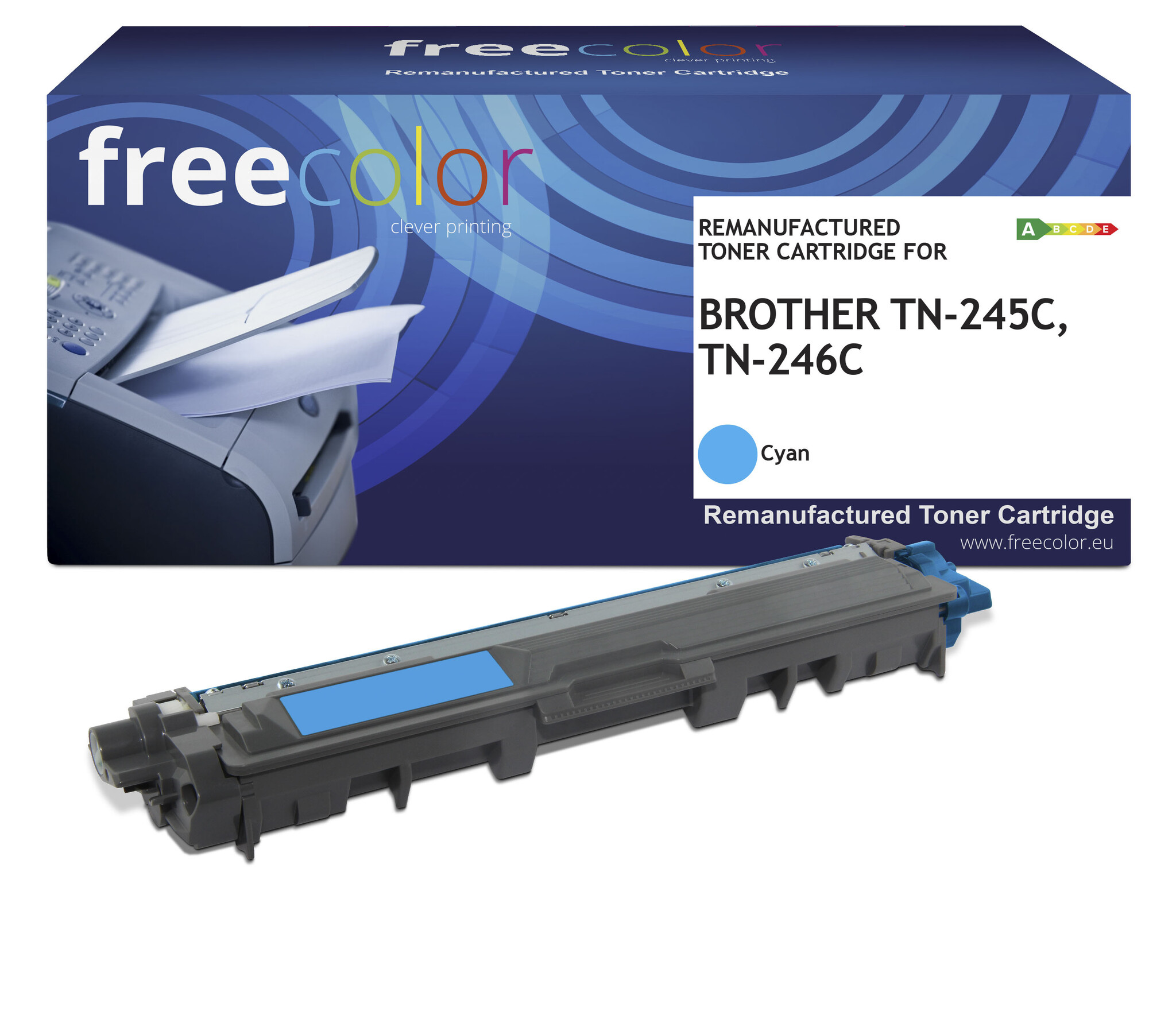 Free Color Brother TN-246C toner cyan 2200 pages (Free Color) NC