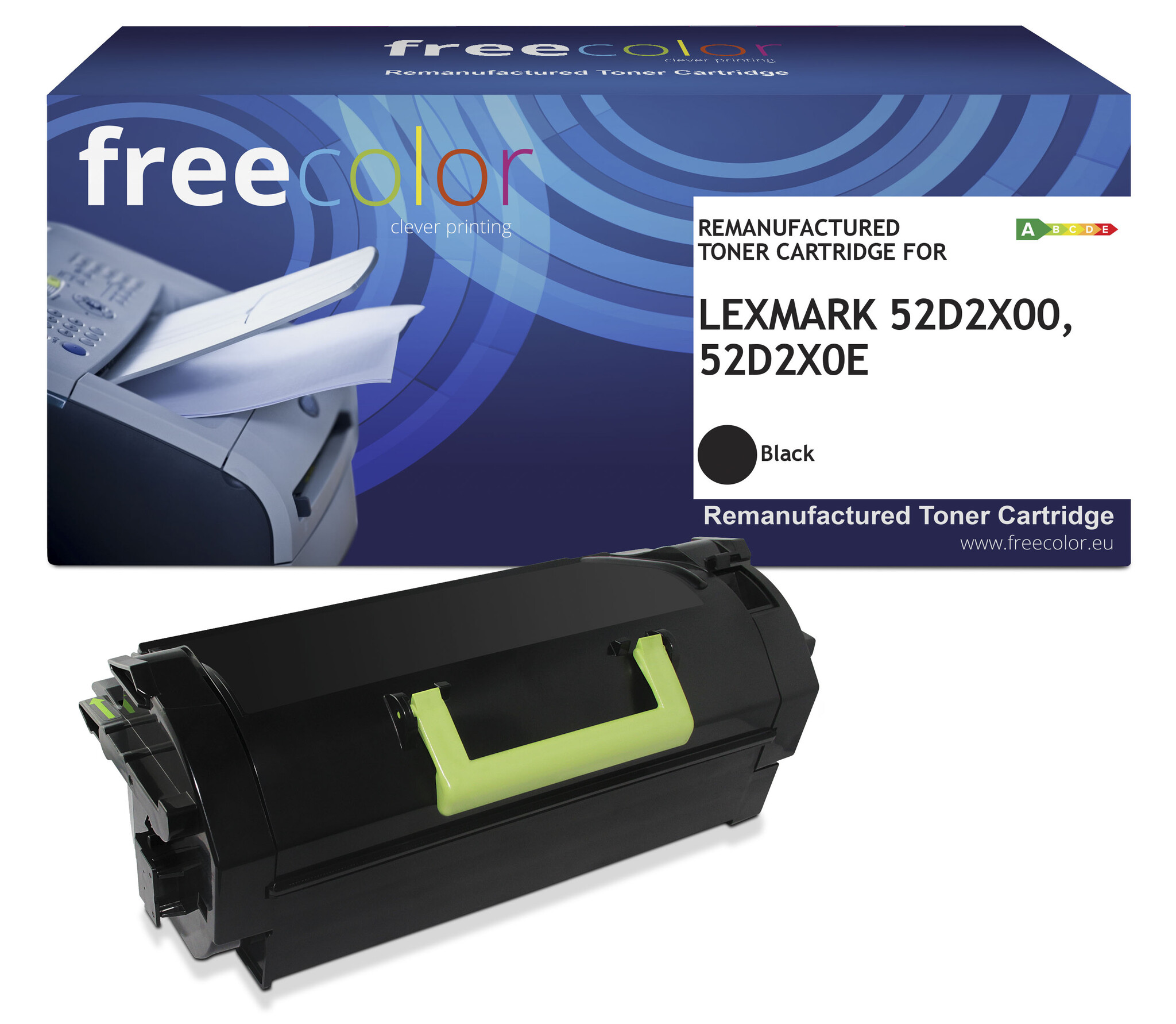Free Color Lexmark 522X (52D2X00) toner black 45000 pages (Free Color) CC
