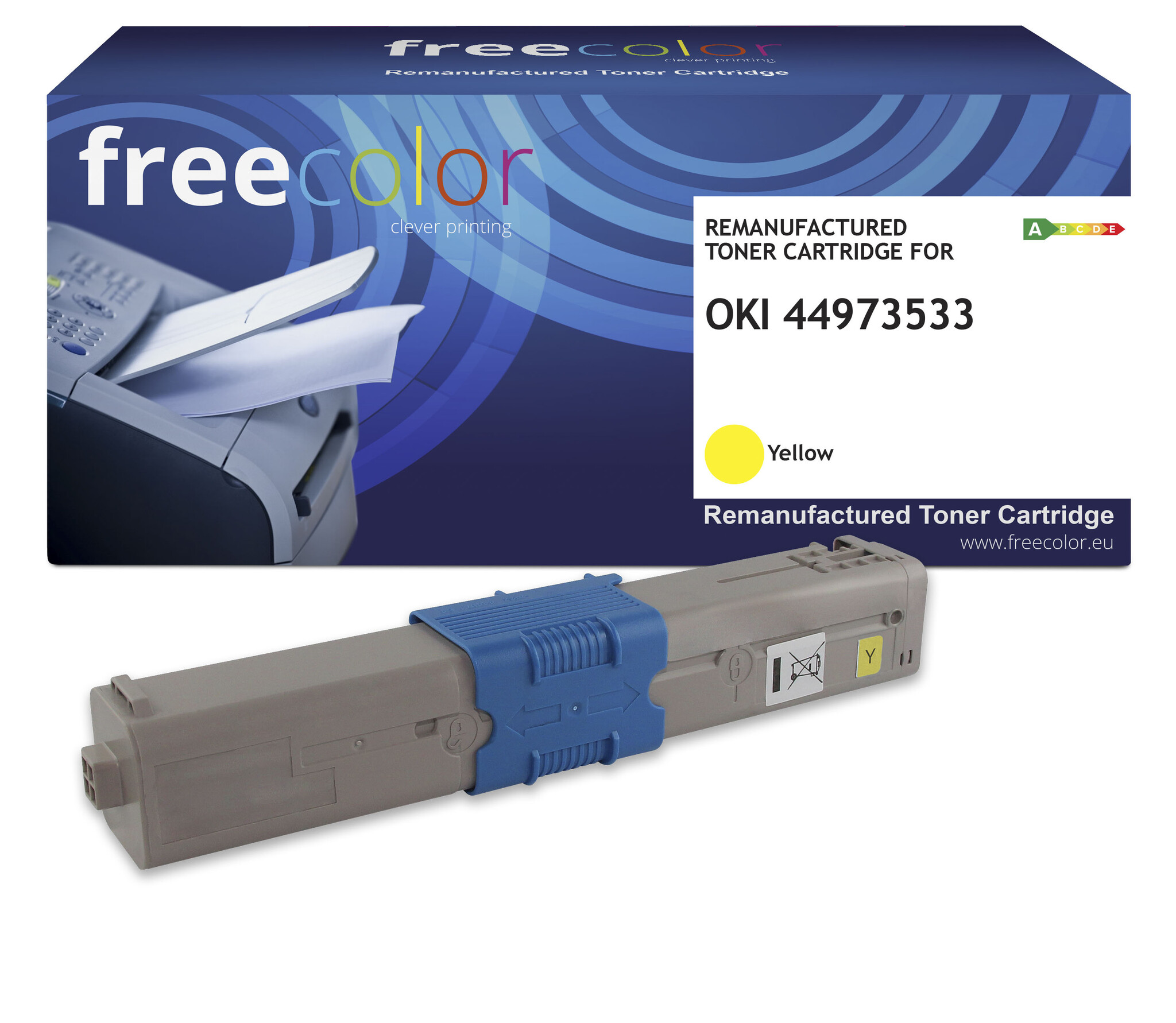 Free Color OKI 44973533 toner yellow 1500 pages (Free Color) CC