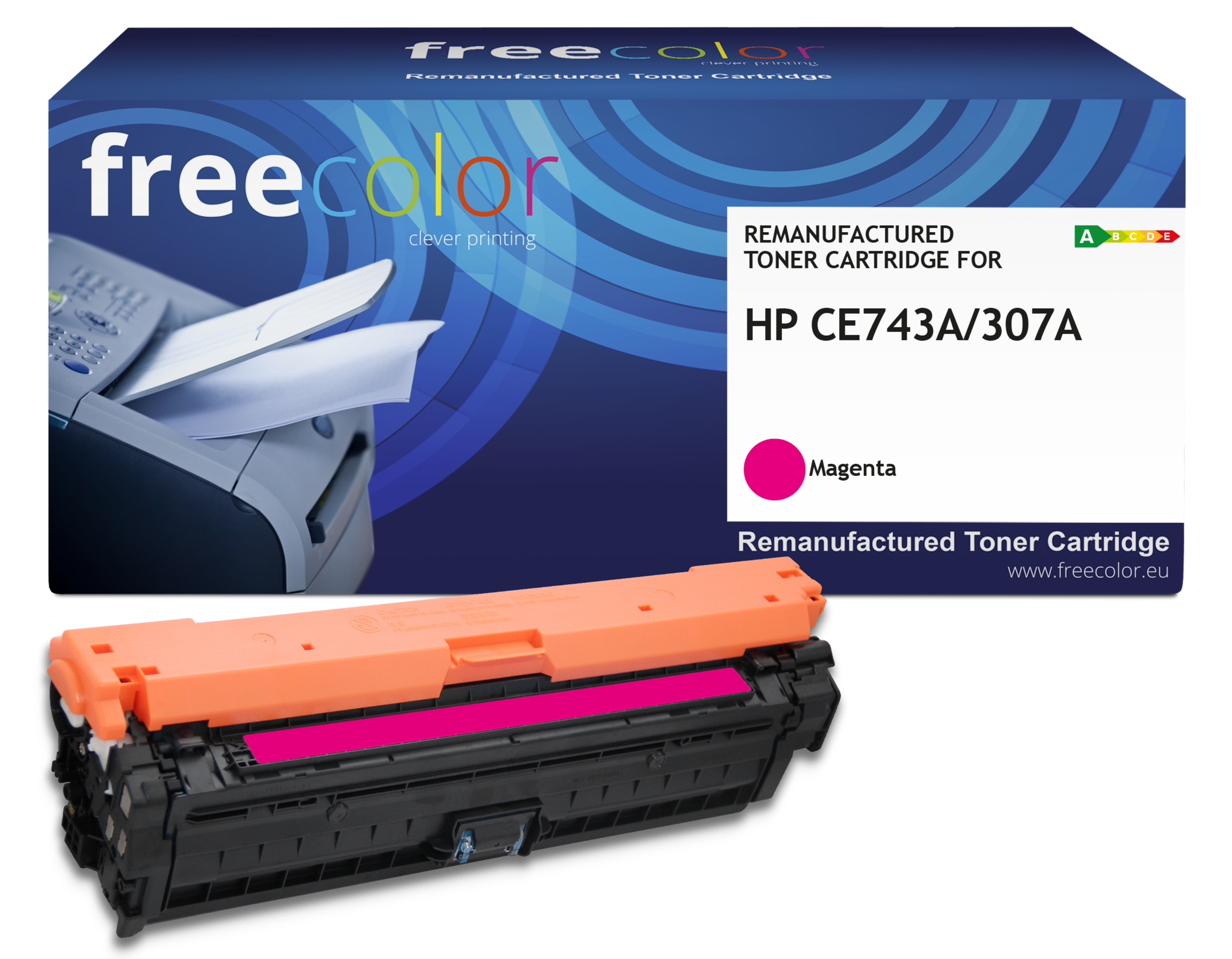 Free Color Free Color toner (replaces HP 307A CE743A) magenta 7300p RC