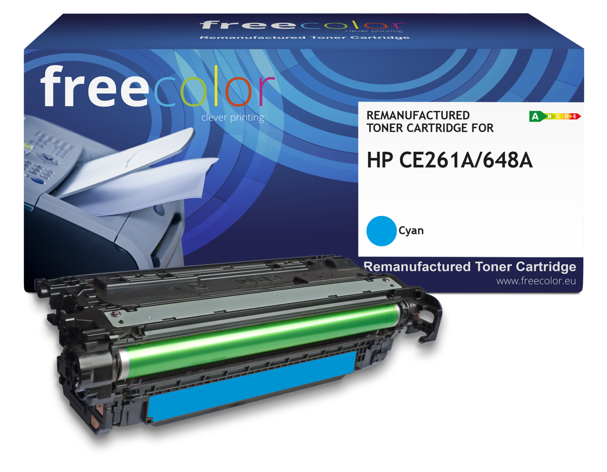 Free Color Free Color toner (replaces HP 648A CE261A) cyan 11000p RC