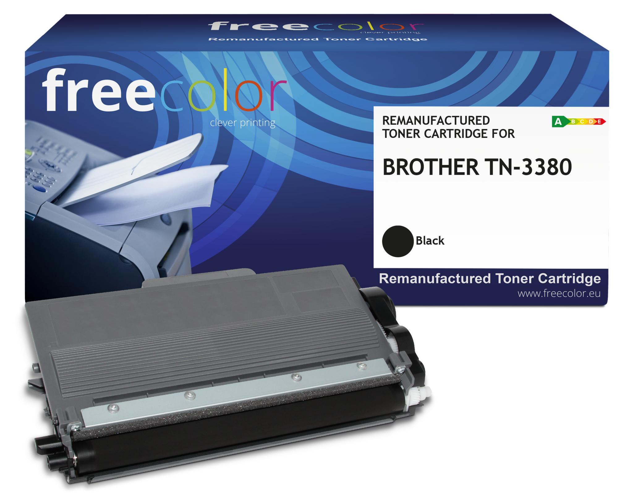 Free Color Brother TN-3380 toner black 8000 pages (Free Color) NC