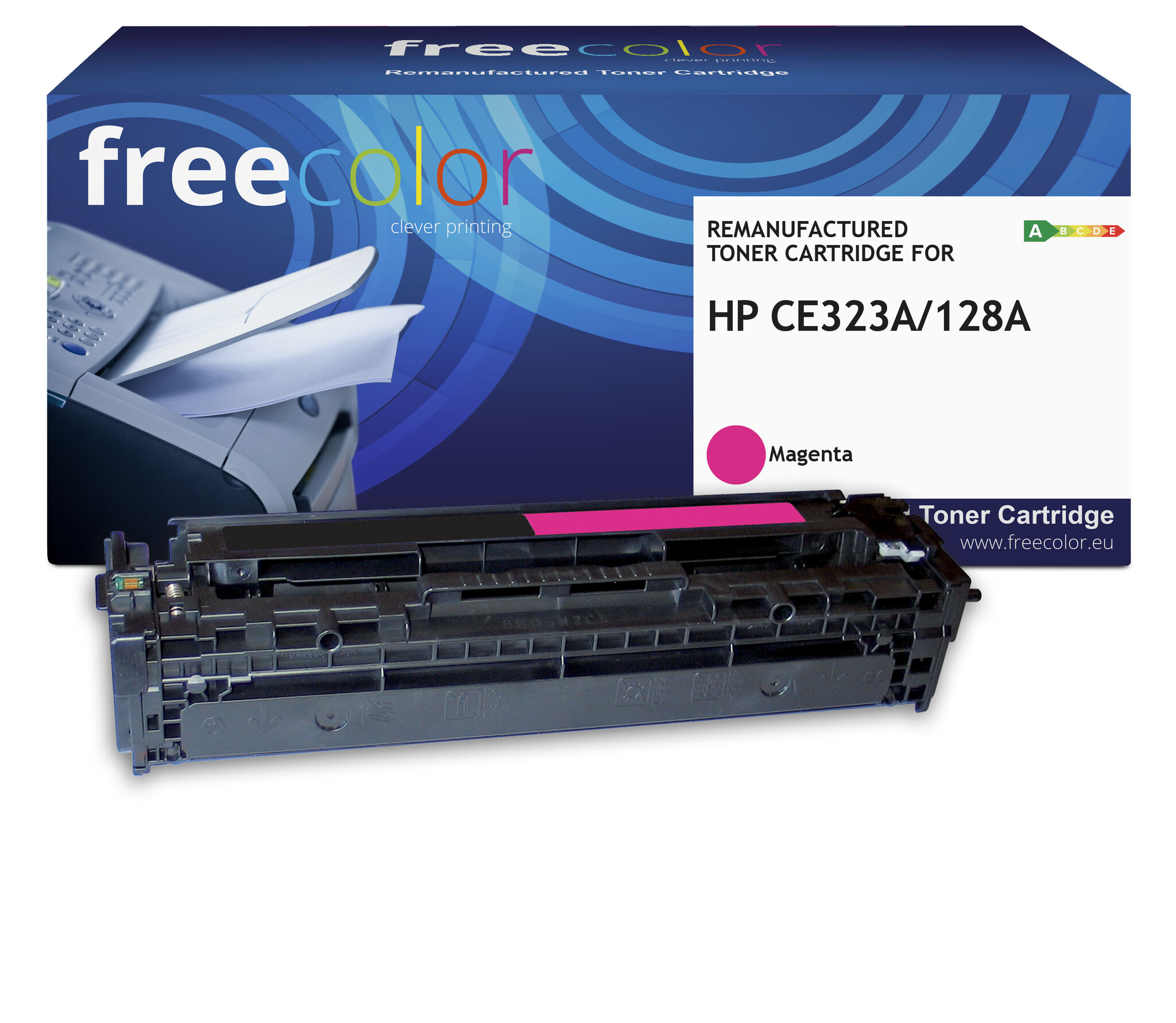 Free Color Free Color toner (replaces HP 128A CE323A) magenta 1300p CC
