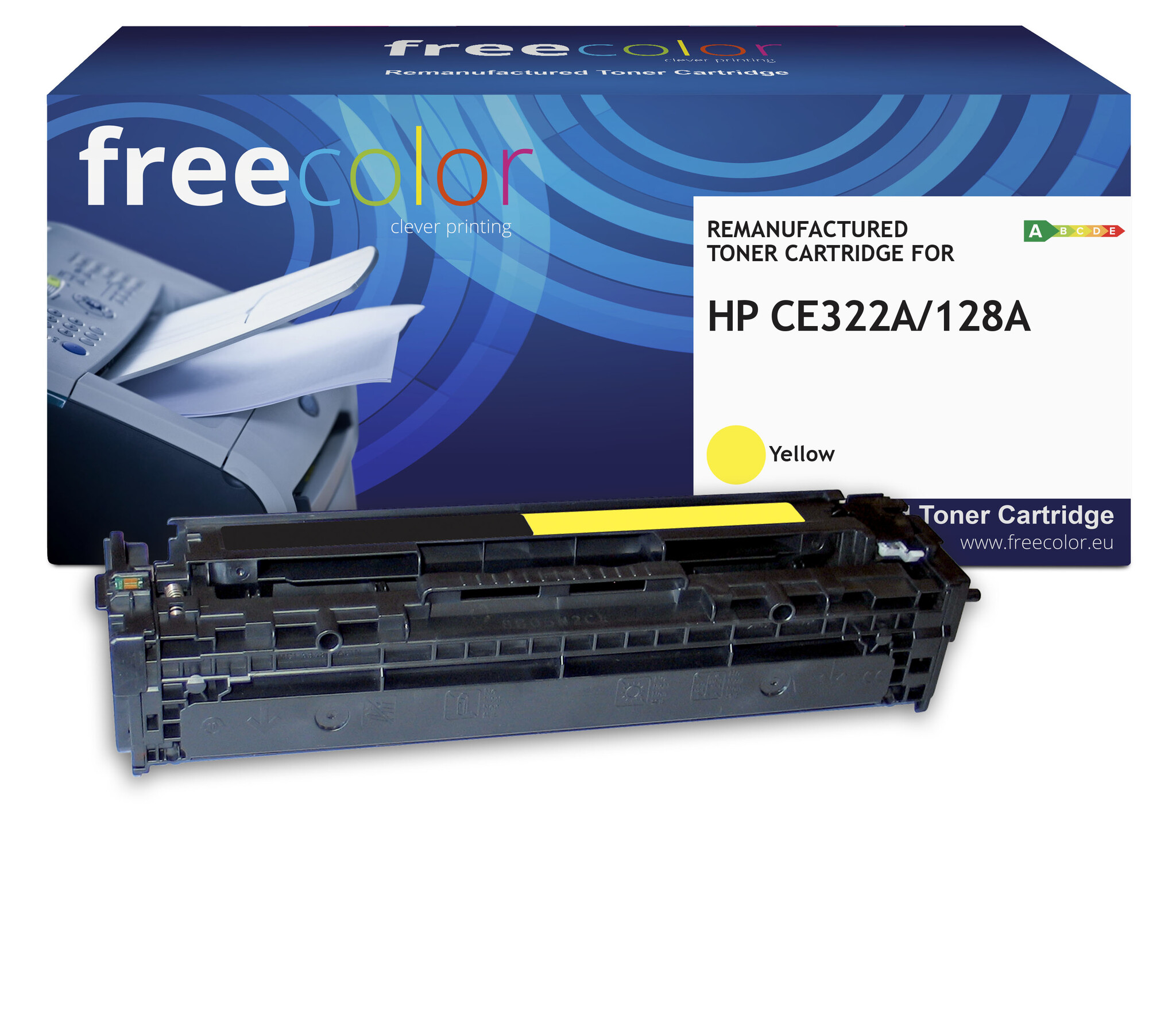 Free Color Free Color toner (replaces HP 128A CE322A) yellow 1300p CC