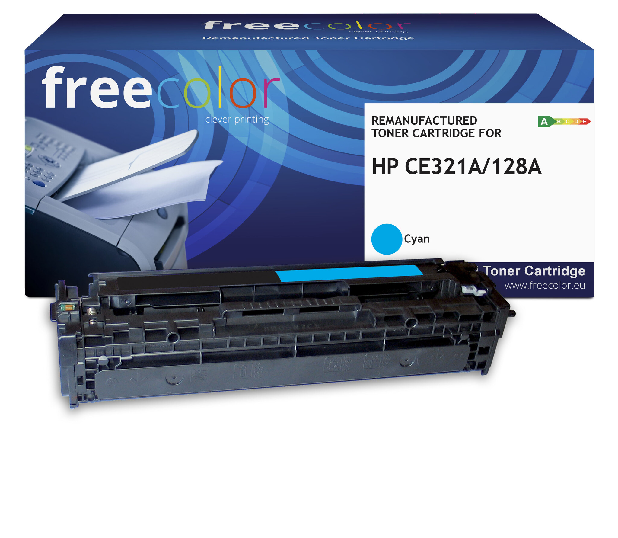 Free Color Free Color toner (replaces HP 128A CE321A) cyan 1300p CC