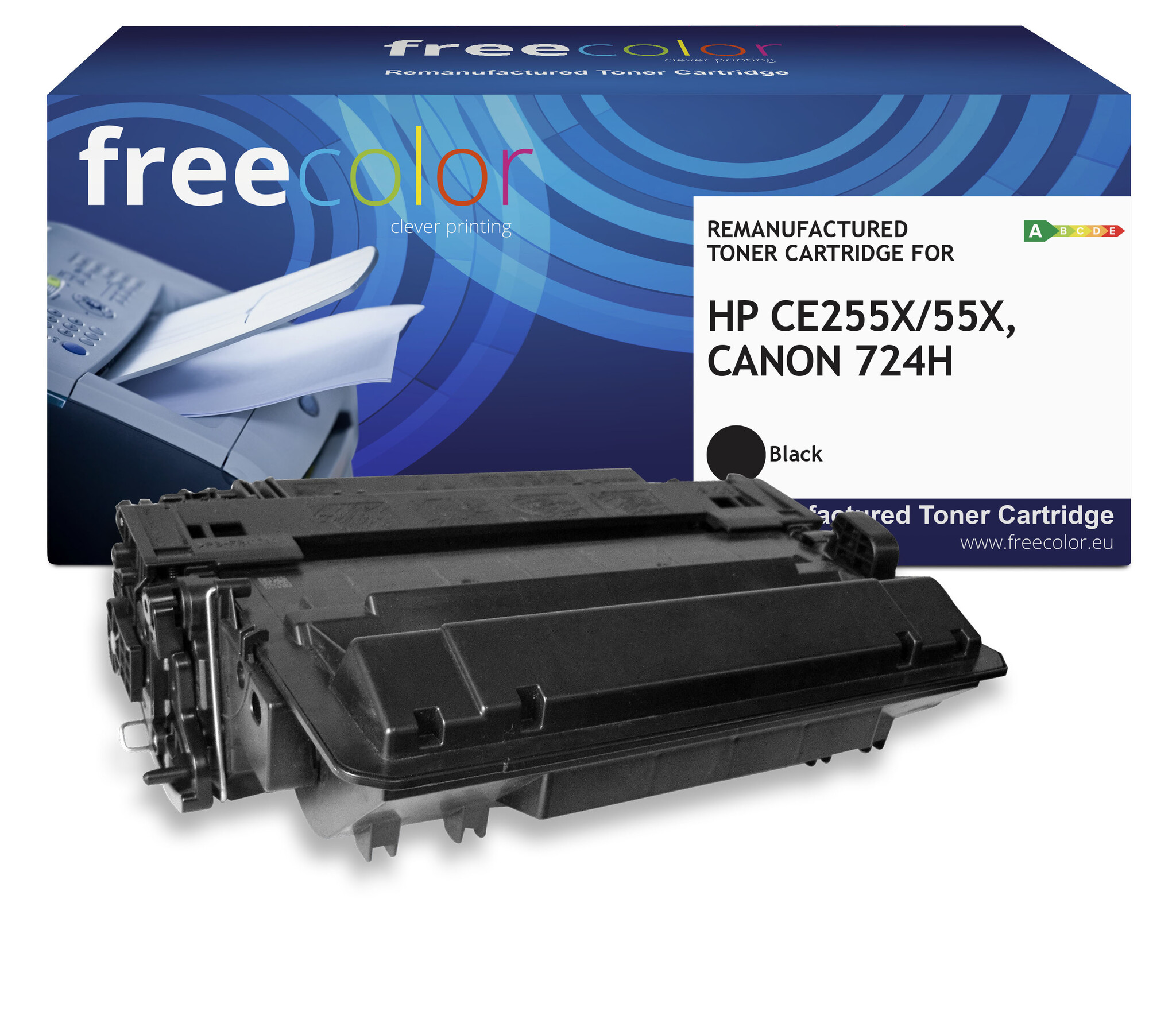 Free Color Free Color toner (replaces HP 55X CE255X) black 12000 pages RC