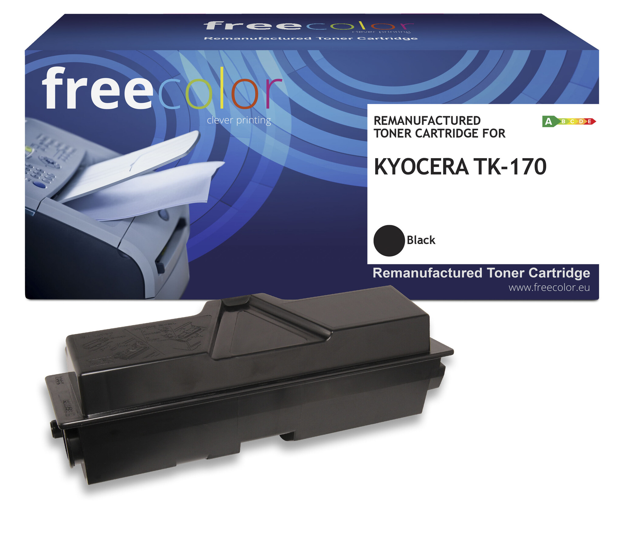 Free Color Kyocera TK-170 (1T02LZ0NLC) toner black 7200p (Free Color) RC