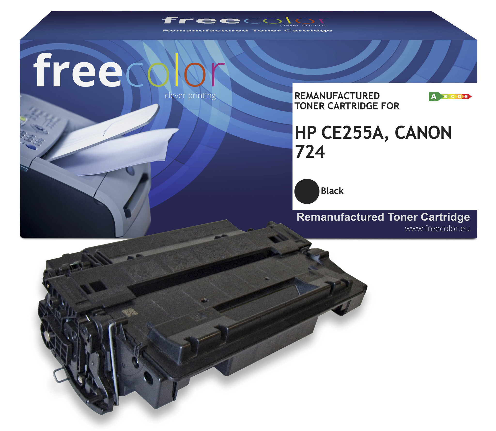 Free Color Free Color toner (replaces HP 55a CE255A) black 6000 pages CC