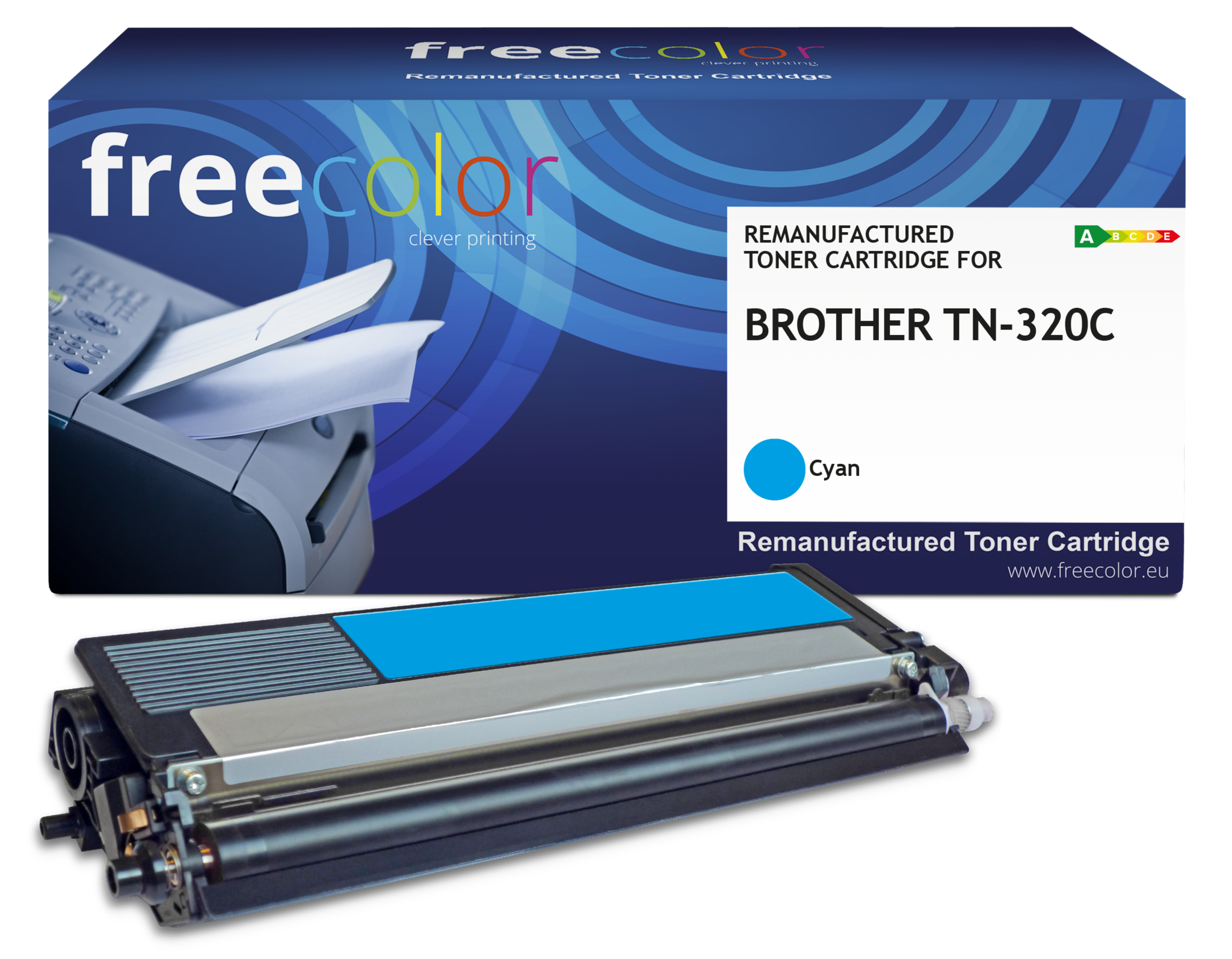Free Color Brother TN-320C toner cyan 1500 pages (Free Color) NC