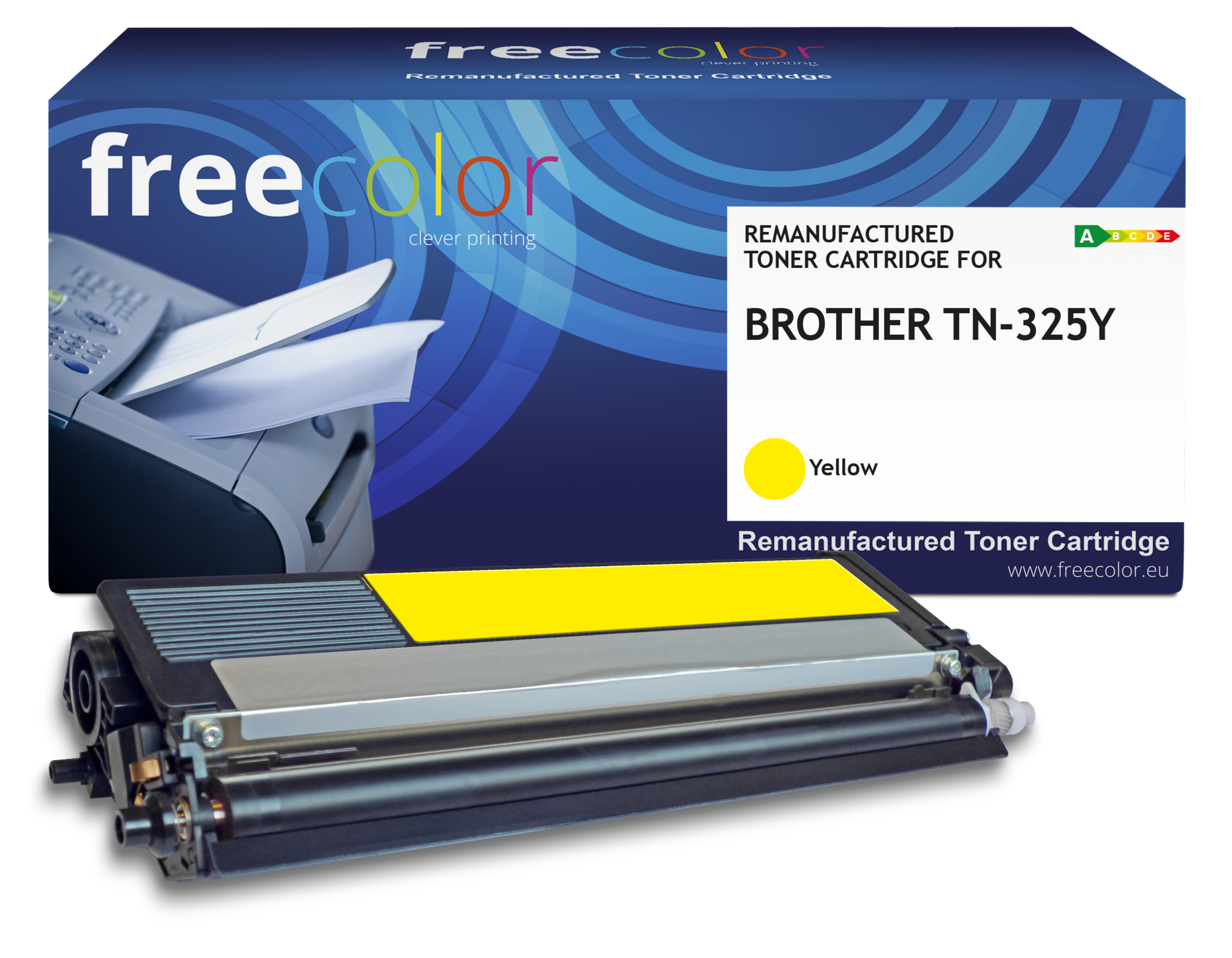 Free Color Brother TN-325Y toner yellow 3500 pages (Free Color) NC