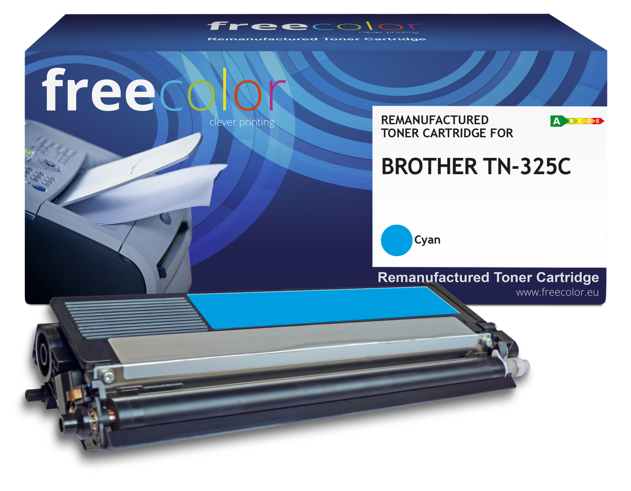 Free Color Brother TN-325C toner cyan 3500 pages (Free Color) NC