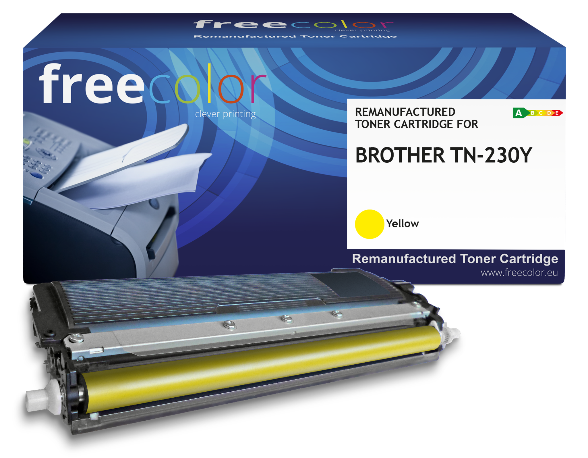 Free Color Brother TN-230Y toner yellow 1400 pages (Free Color) NC