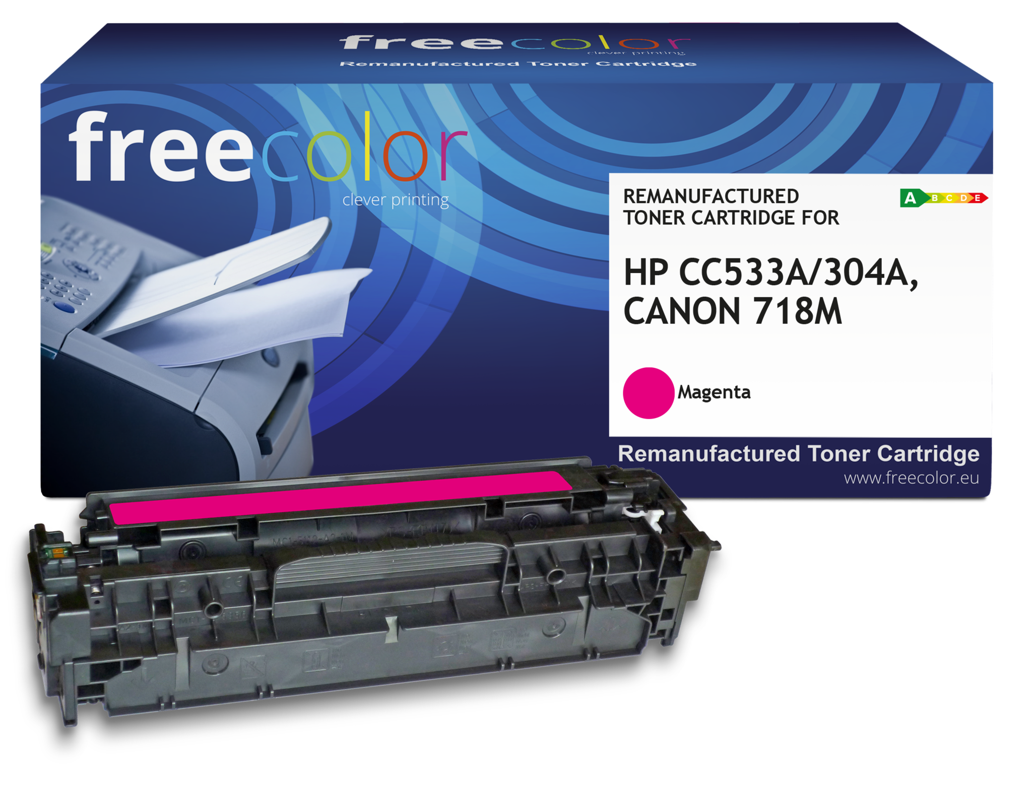 Free Color Free Color toner (replaces HP 304A CC533A) magenta 2800p CC