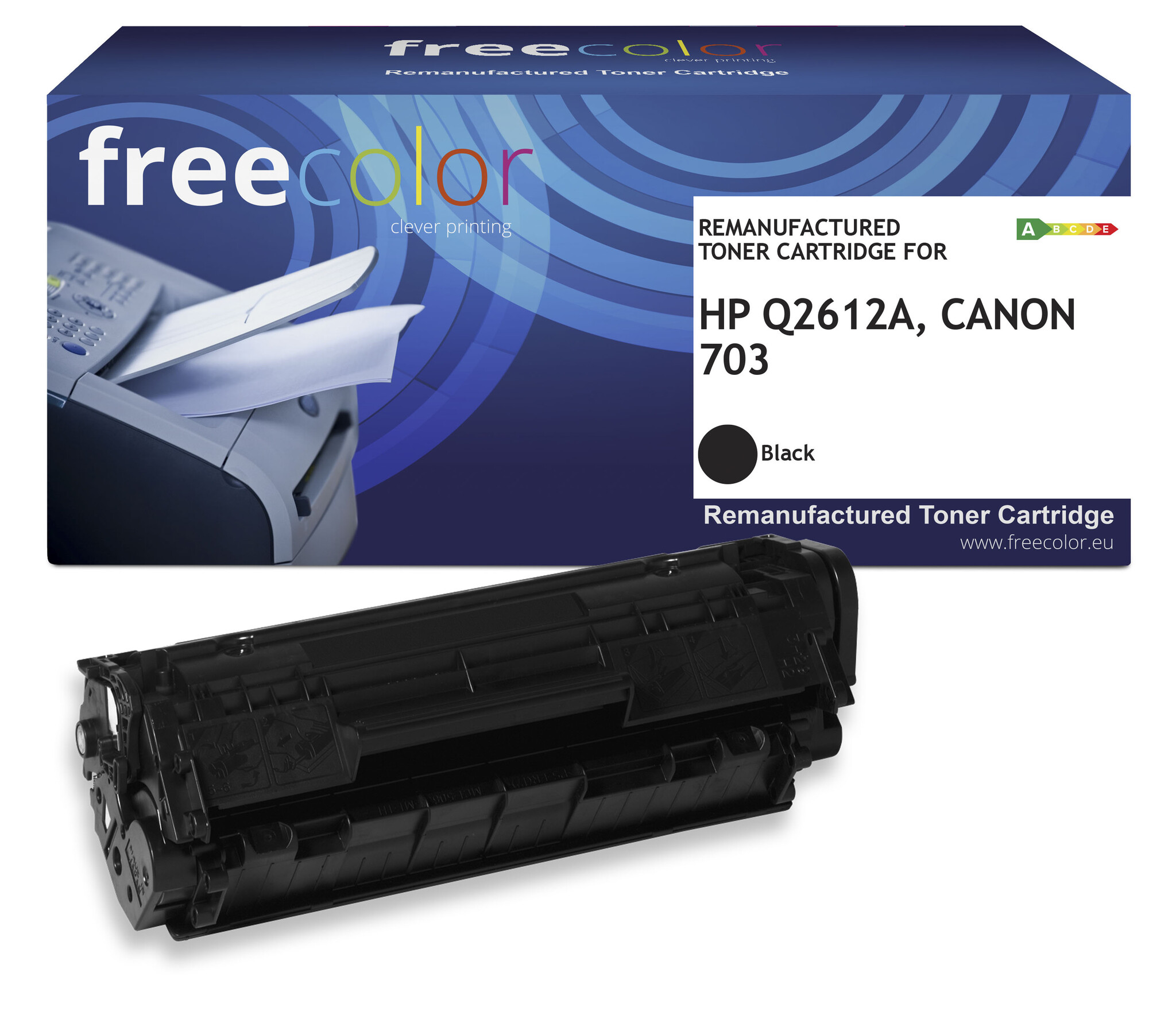 Free Color Free Color toner (replaces HP 12A Q2612A) black 2000 pages NC