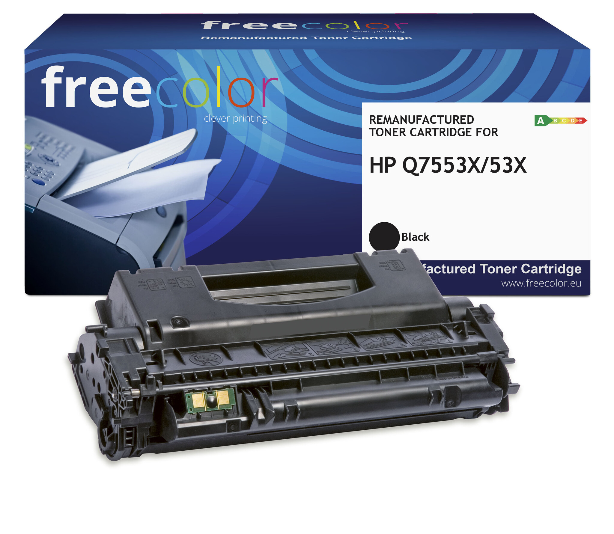 Free Color Free Color toner (replaces HP 53X Q7553X) black 7000 pages CC