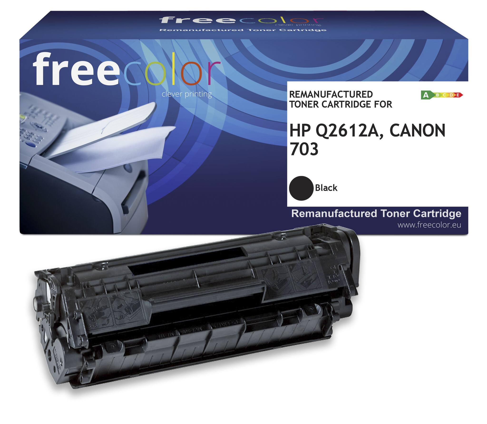 Free Color Free Color toner (replaces HP 12A Q2612A) black 4000 pages NC