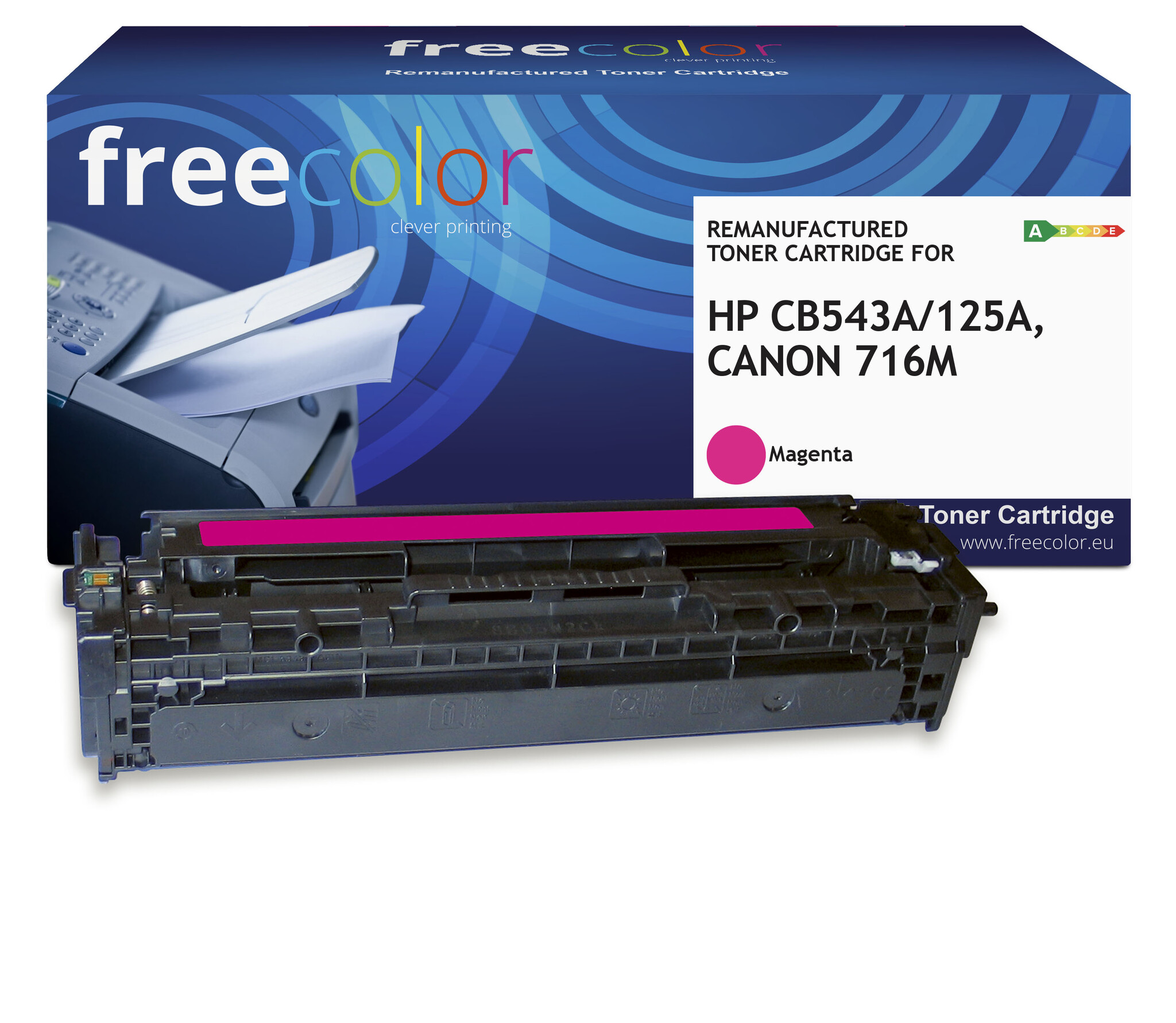 Free Color Free Color toner (replaces HP 125A CB543A) magenta 1400p RC