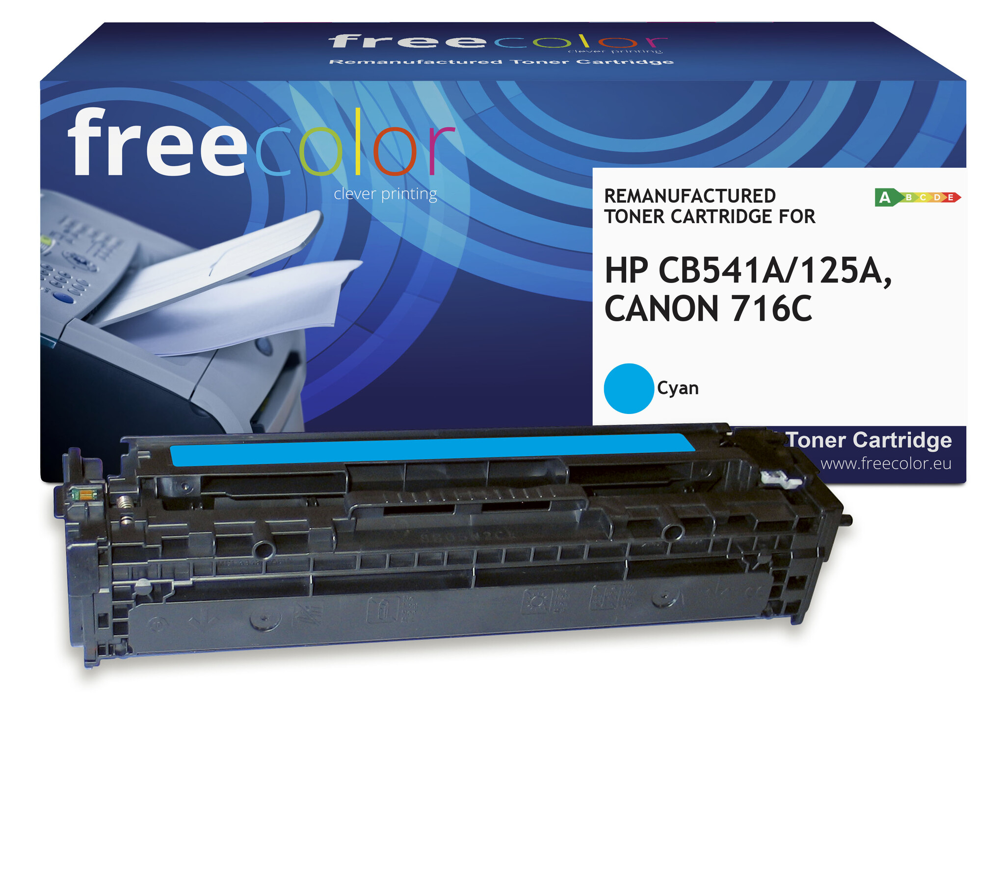 Free Color Free Color toner (replaces HP 125A CB541A) cyan 1400p RC