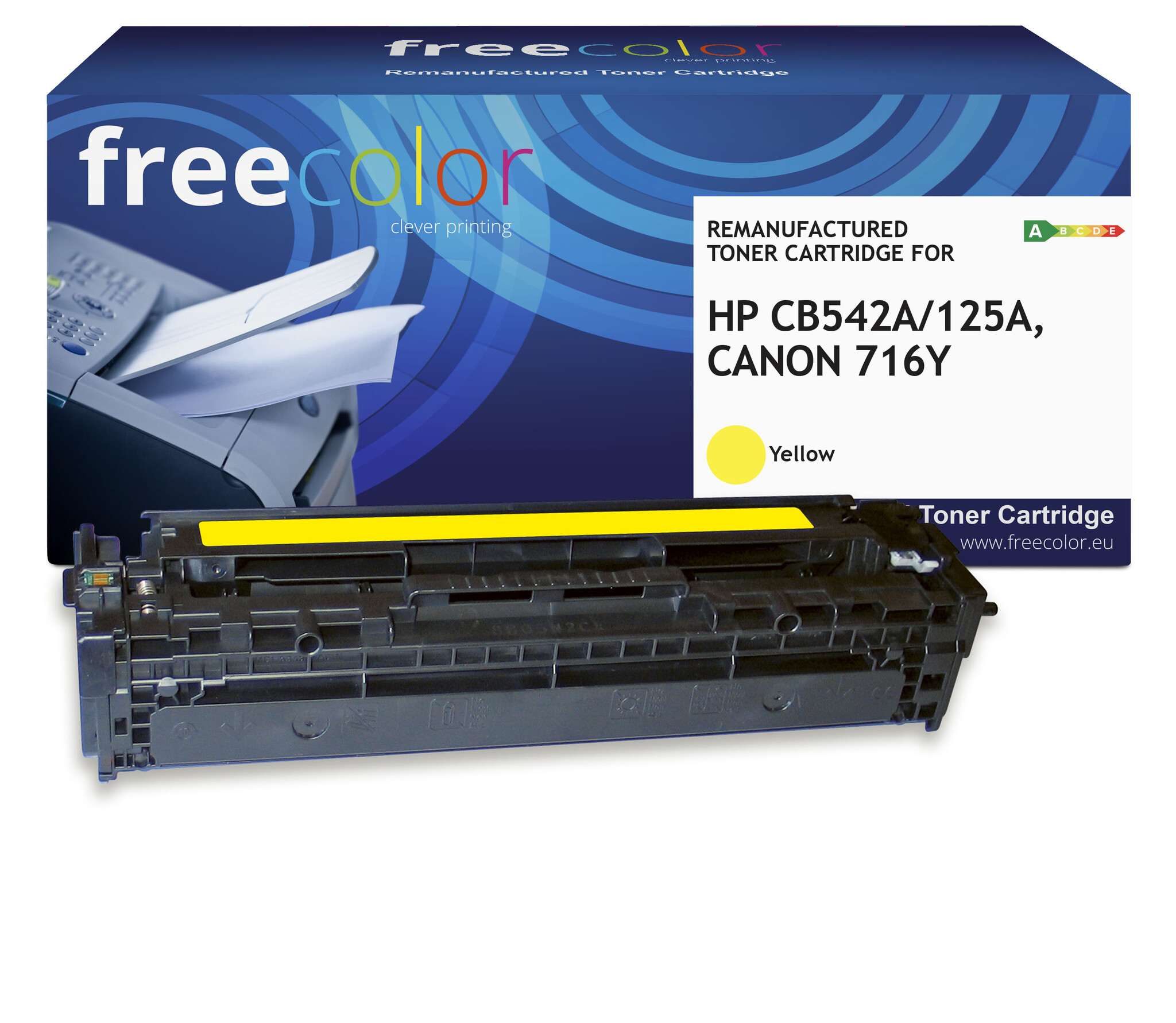 Free Color Free Color toner (replaces HP 125A CB542A) yellow 1400p RC