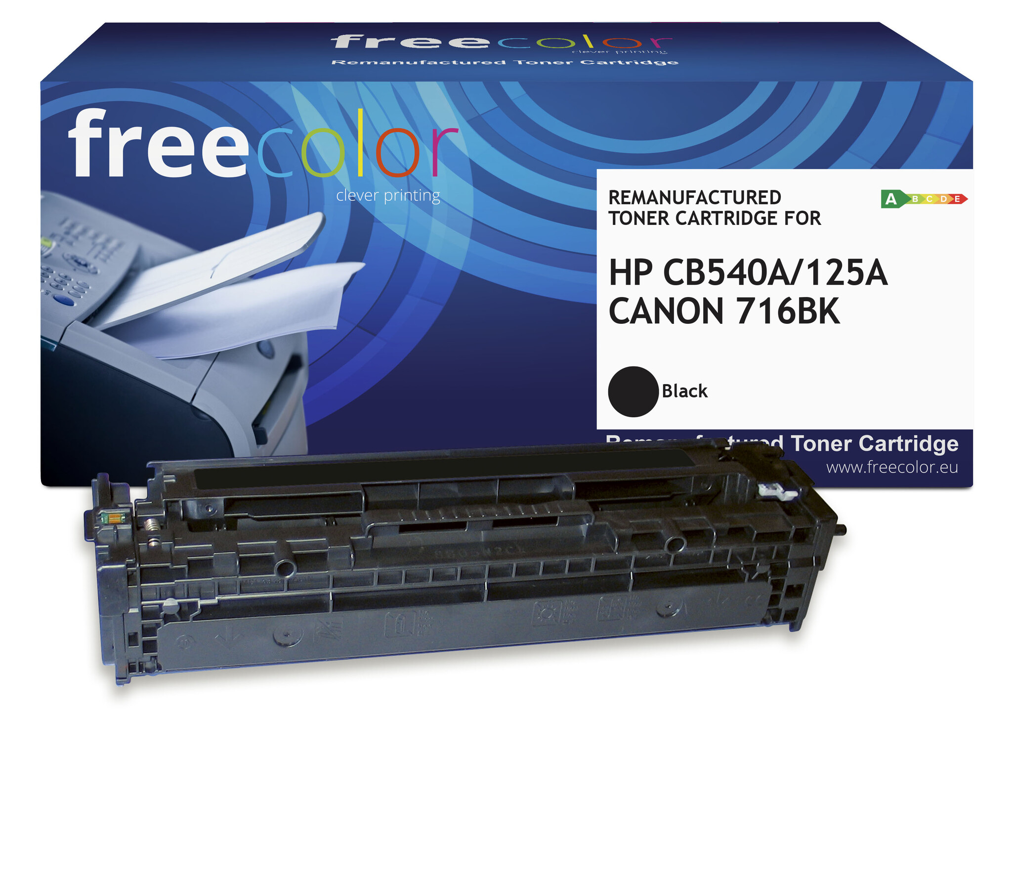 Free Color Free Color toner (replaces HP 125A CB540A) black 2200p RC