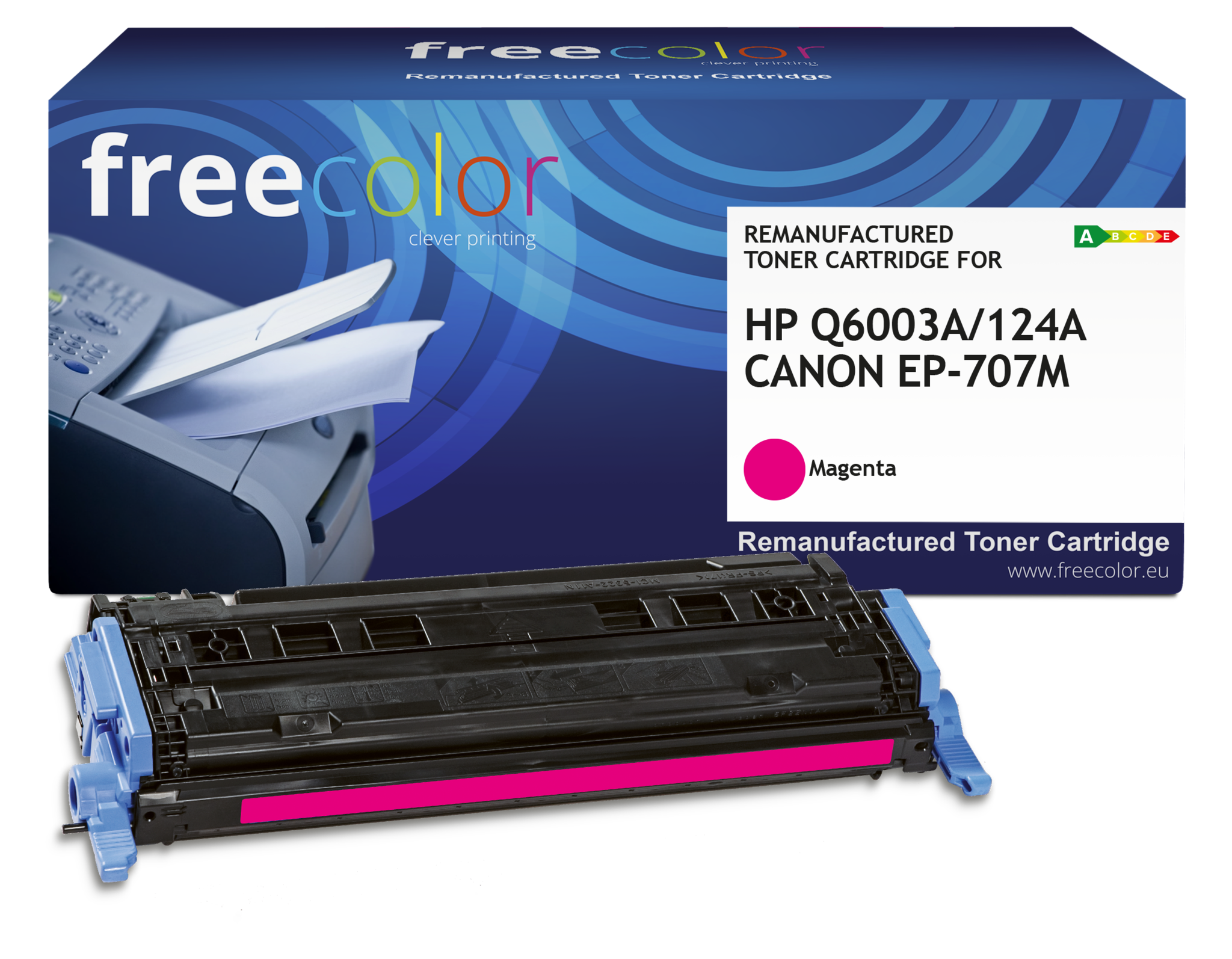 Free Color Free Color toner (replaces HP 124A Q6003A) magenta 2000p CC