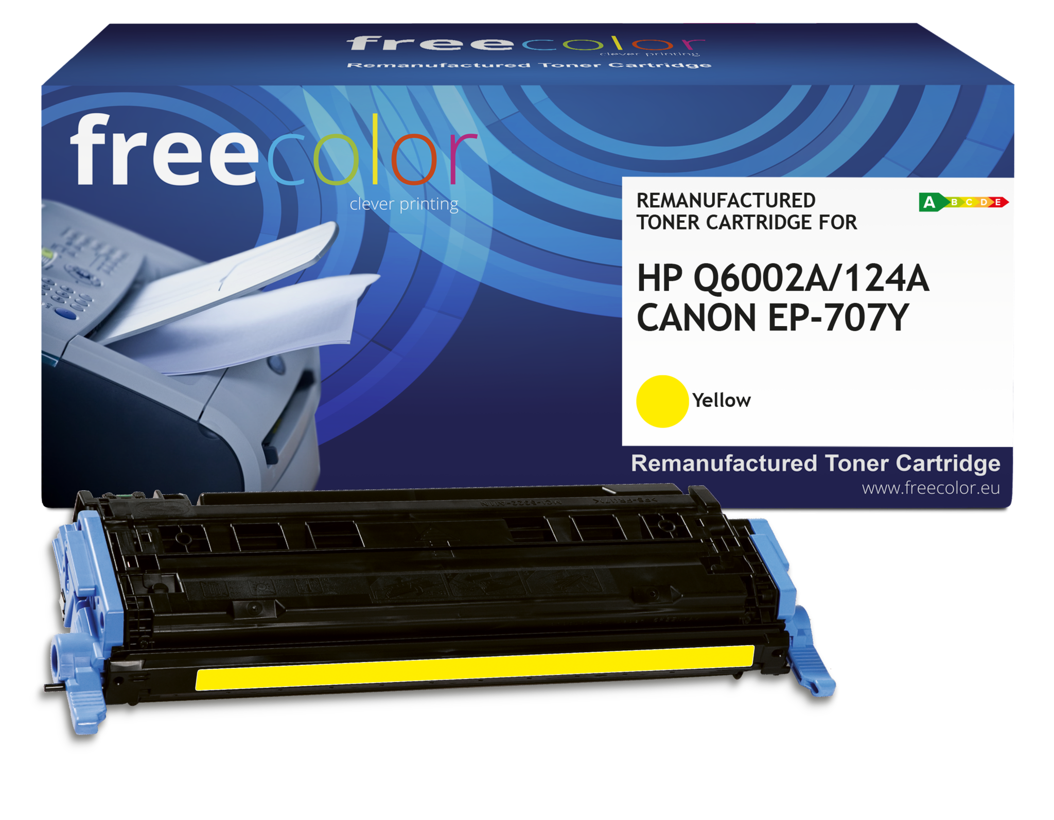Free Color Free Color toner (replaces HP 124A Q6002A) yellow 2000 pages CC