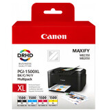 Canon Canon inktcartridge PGI-1500XL, 1.020 - 1.200 pagina's, OEM 9182B010, 4 kleuren