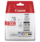 Canon Canon inktcartridge CLI-581 XXL, 282 - 858 foto's, OEM 1998C007, 4 kleuren