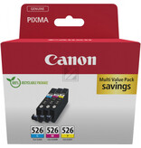 CANON (4541B018) CLI526Z Pixma ink (3) cmy (original)
