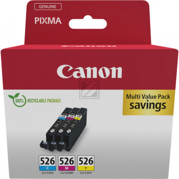 CANON (4541B018) CLI526Z Pixma ink (3) cmy (original)