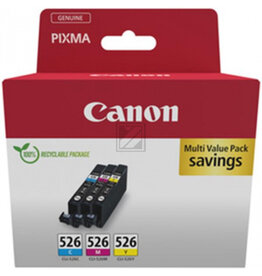 CANON (4541B019) CLI526Z Pixma ink (3) cmy (original)