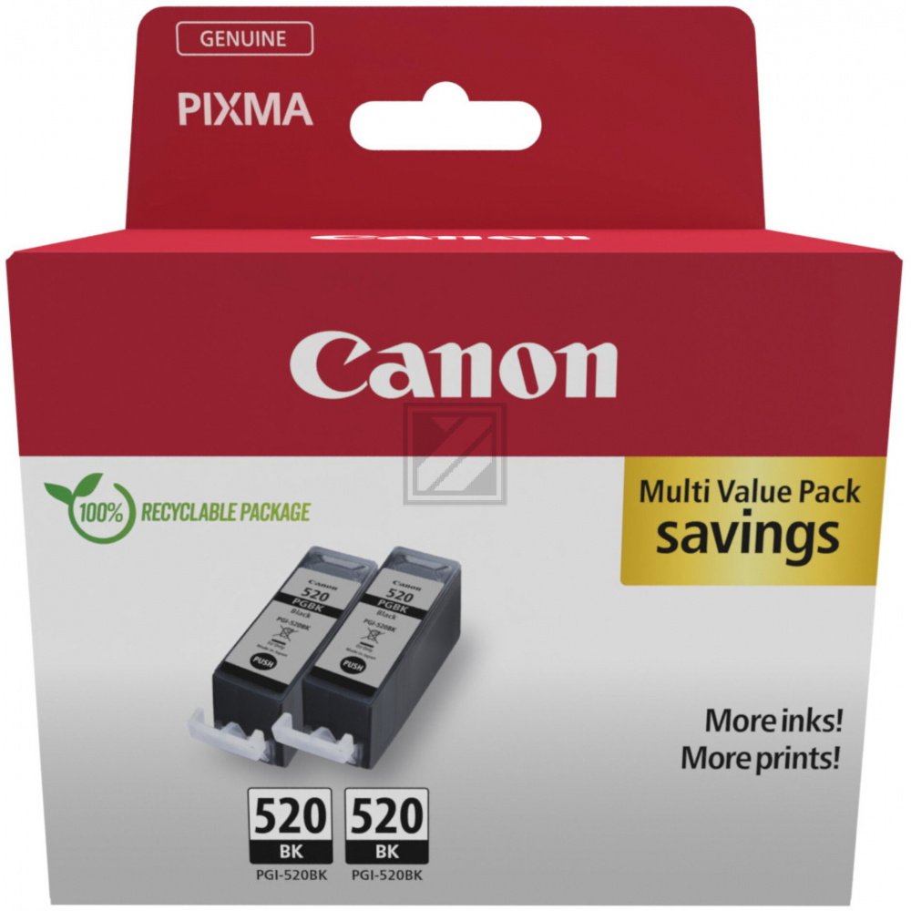 CANON (2932B019) PGI520BK Pixma MP ink (2) (original)