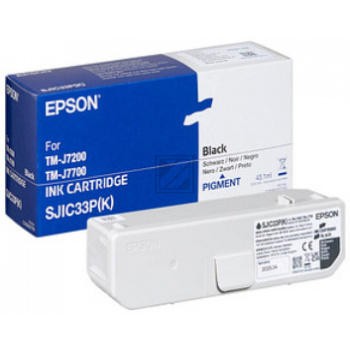 EPSON (C33S020700) SJIC33P(K) TM ink black (original)