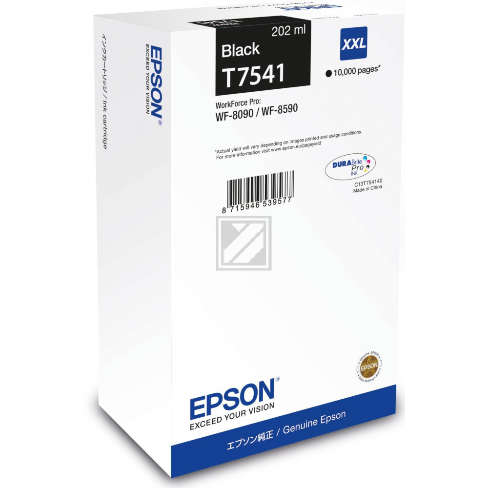 EPSON (C13T75414N) WF ink black EHC 10.000 (original)