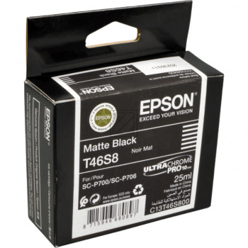 EPSON (C13T46S80N) SC ink matte black 25ml (original)