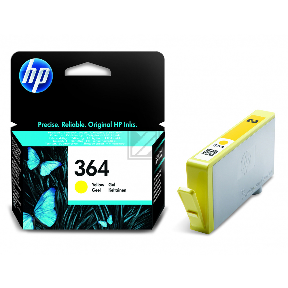 HP (CB320EE#BA1) 364 PSC ink yellow ST 300 (original)