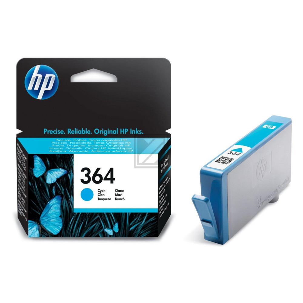 HP (CB318EE#ABB) 364 PSC ink cyan ST 300 (original)