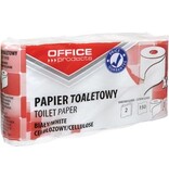 Office Products OFFICE products toiletpapier, 2-laags, 150 vel, wit, pak van 8 rollen